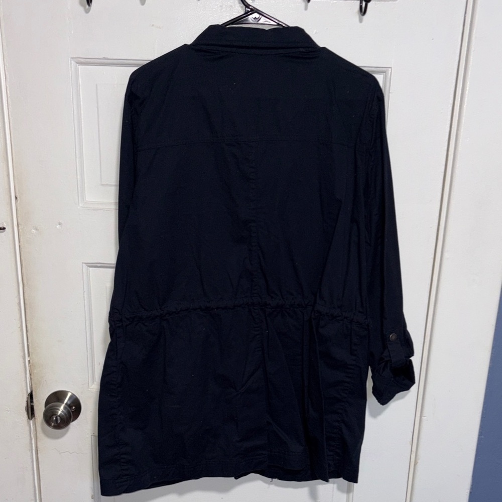 Jones New York Dark Blue Utility Jacket - Picture 6 of 7